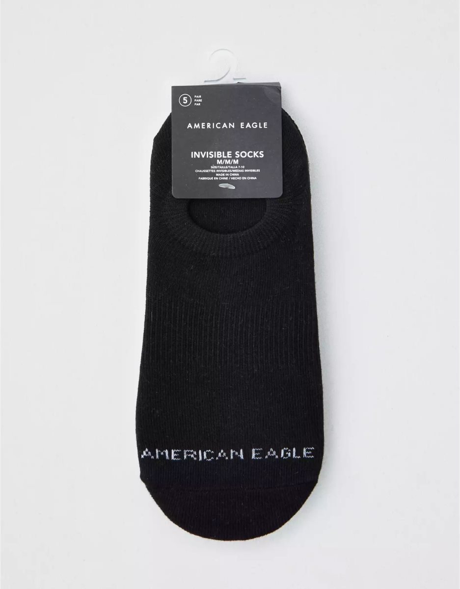 Chaussettes American Eagle AEO Invisible 5-Pack Multicolore Homme | IIP-76768351